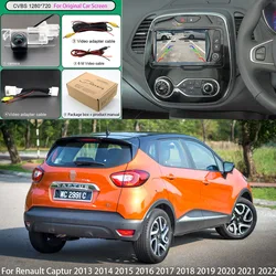 C24 Pin Adapter Cable For Renault Captur 2013~2022 For OEM Original Factory Screen HD Car Backup Rear View Camera Plug and Play