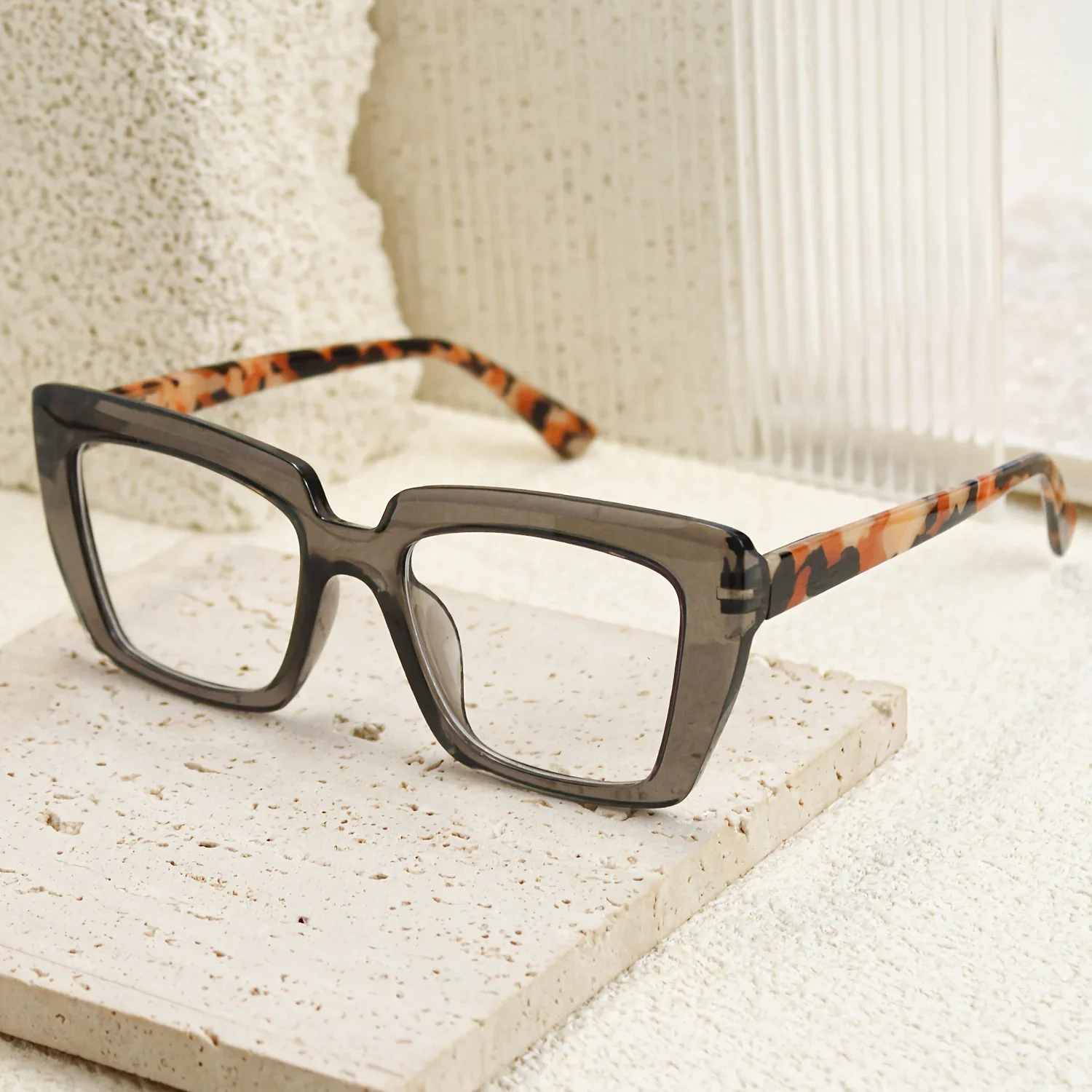 Retro Rectangle Reading Glasses Set — product information 8