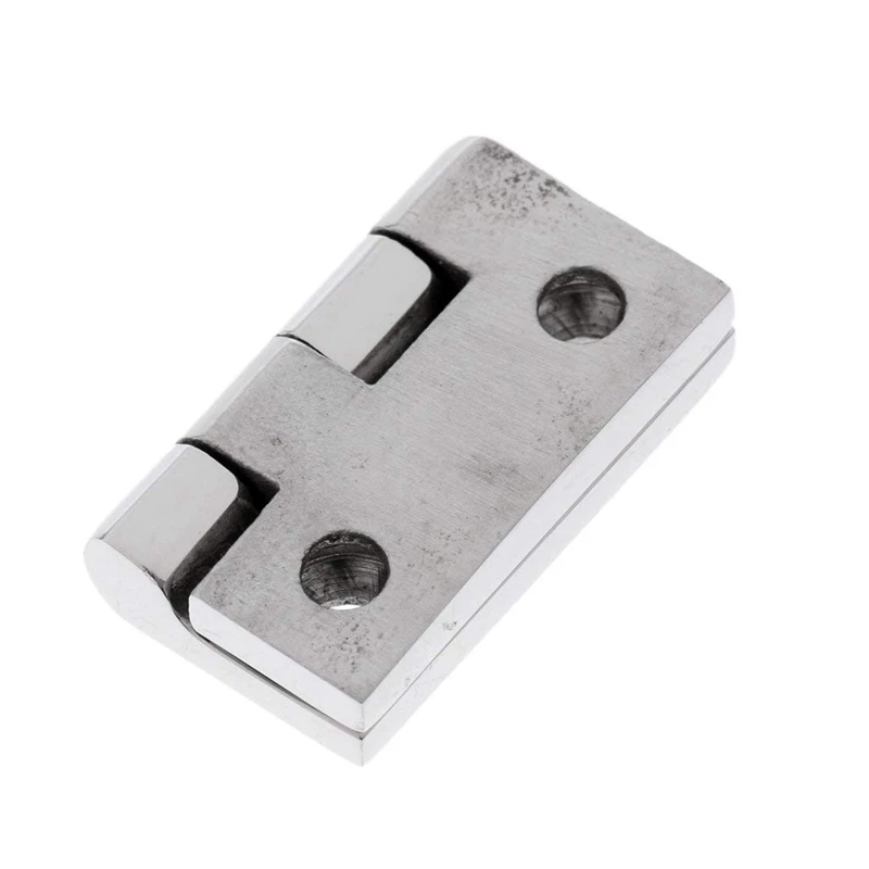 2Pcs Door Hinge 4 Holes Butt Hinge+8 Pcs Screws 316 Stainless Steel Casting Hinge Fit For Home/Marine Boat 38Mm