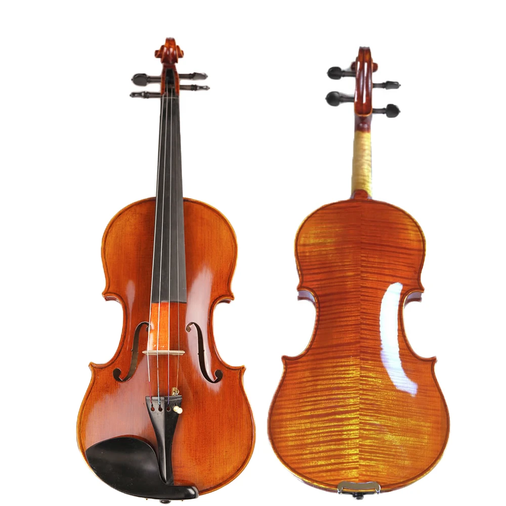 

TONGLING Brand Professional Violin 20 Years Old Naturally Dried Stripes Maple Hand-craft Spirit Varnish 4/4 Violin