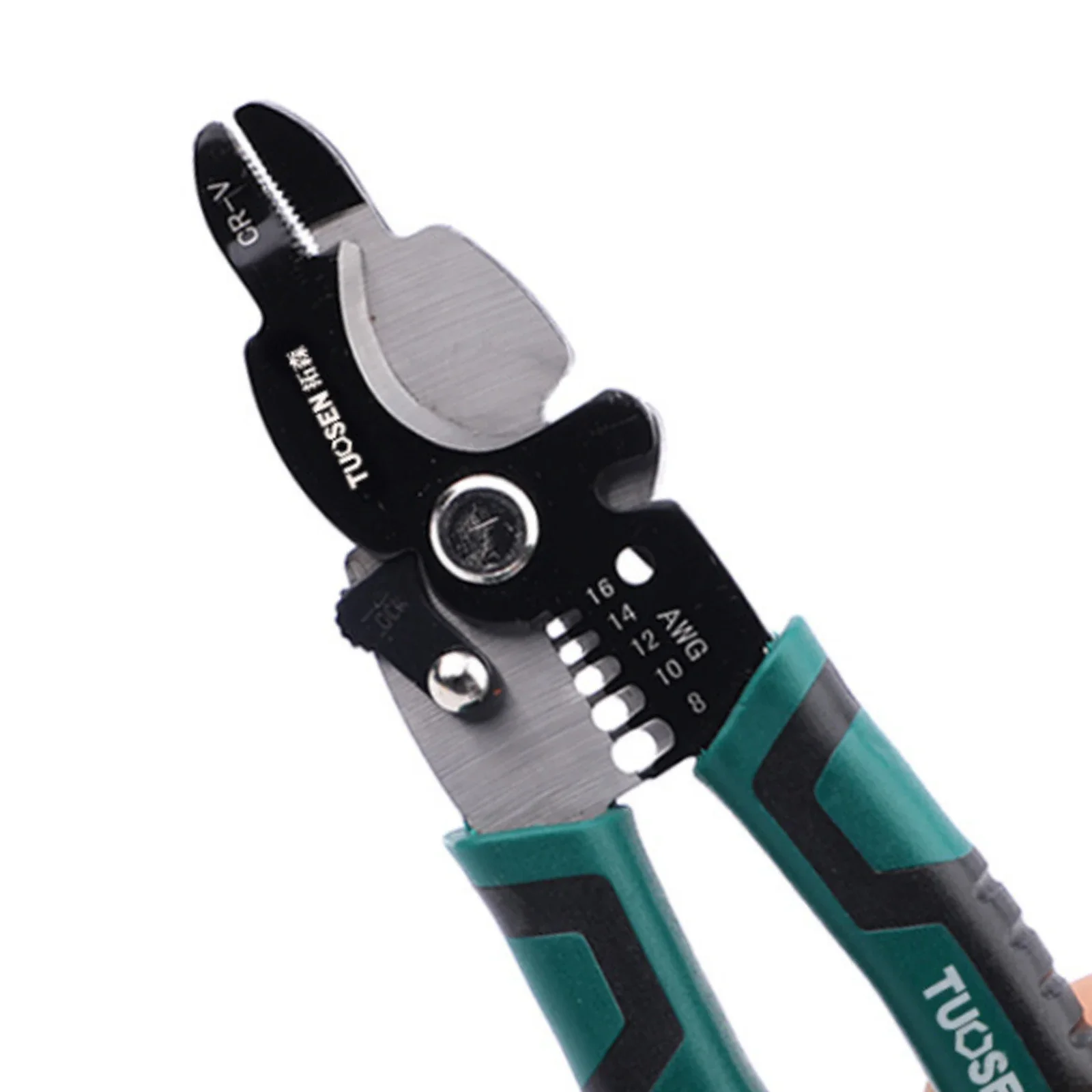 Imagem -05 - Multifuncional Wire Crimper e Stripper Cabo Cutter Alicate Eletricista Crimping Tool Ferramentas Manuais Alicate Verde 8