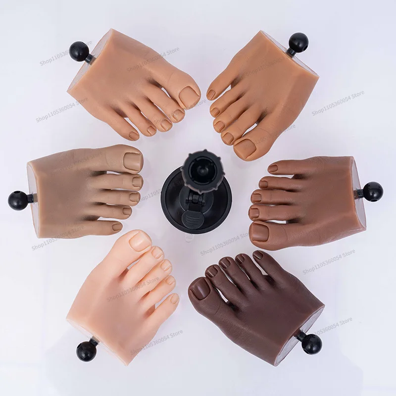 For silicone manicure practice foot modelnail practice prosthetic foot model silicone TGQF-11 bracket model