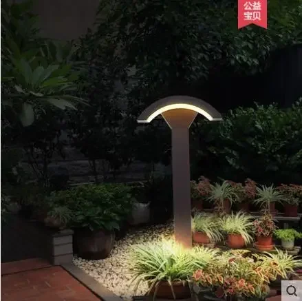 Simple outdoor waterproof courtyard personality creative outdoor induction balcony wall lamp