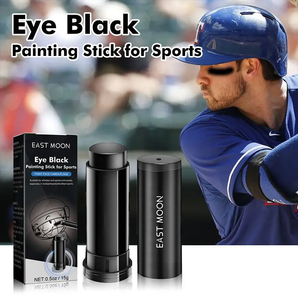 15G Eye Black Painting Sticks Voor Sport Schmink Voor Voetbal Honkbal Softbal Kinderen En Volwassenen Party Stage Face M T8m1