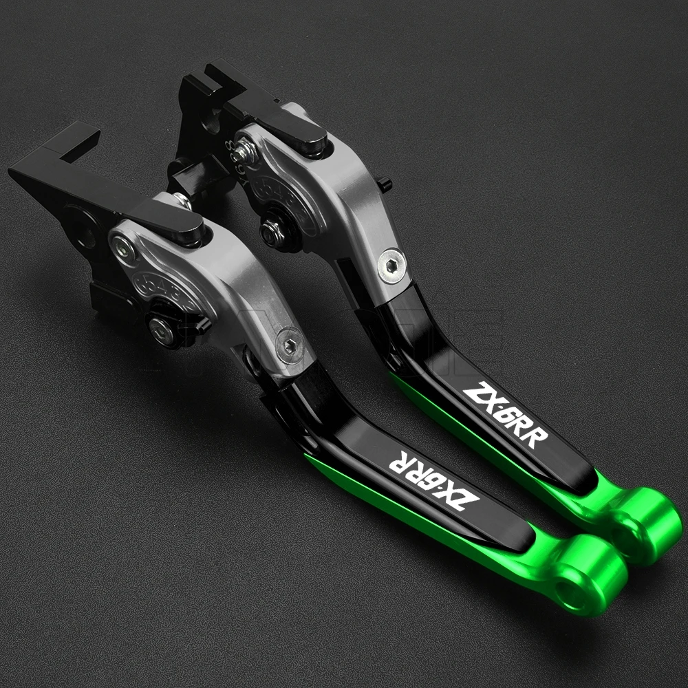 

Motorcycle Accessories For KAWASAKI ZX6R ZX6RR 2000 2003 2004 2005 2006 CNC Foldable Extendable Brakes clutch lever Brake lever
