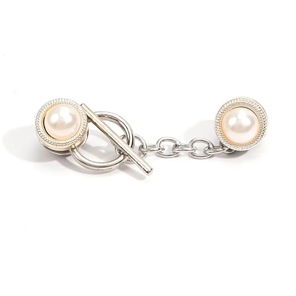 Pins Button Clip Anti-light Brooch Nail-Free Detachable Fixed Clothes Pin Close Neckline Decorative Brooch Anti-light Artifact