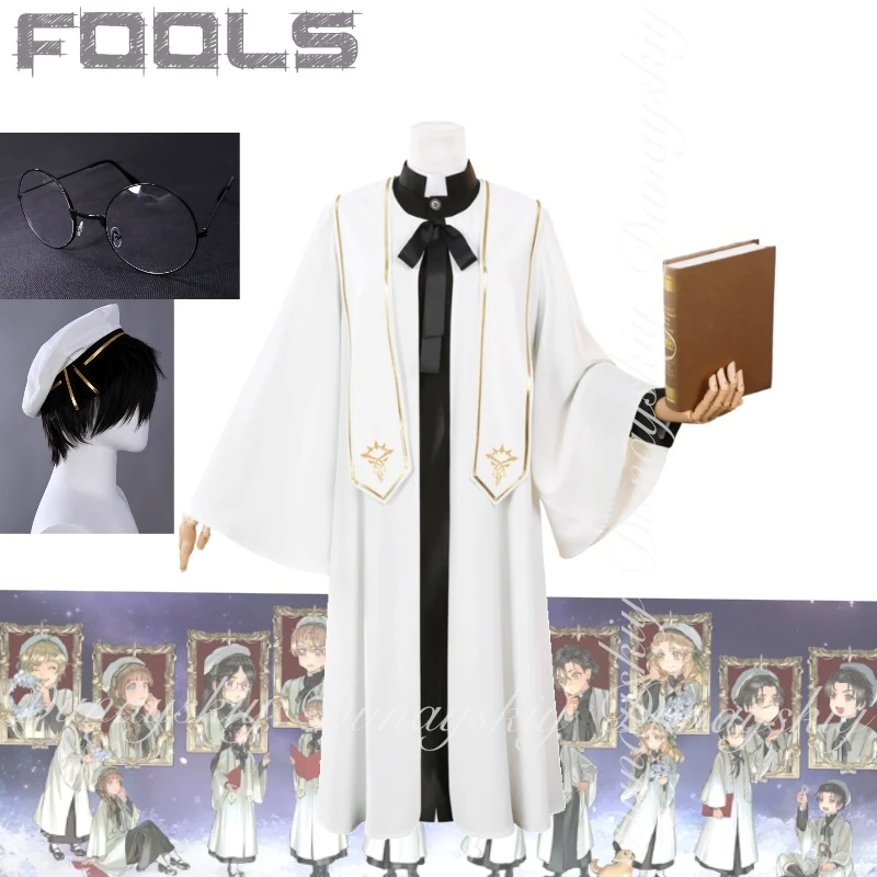 

Володар тайна Аниме Фонкс Косплей с эксклюзивными костюмами для белого хора и эксклюзивной обувью Косплей Костюм Все комплекты