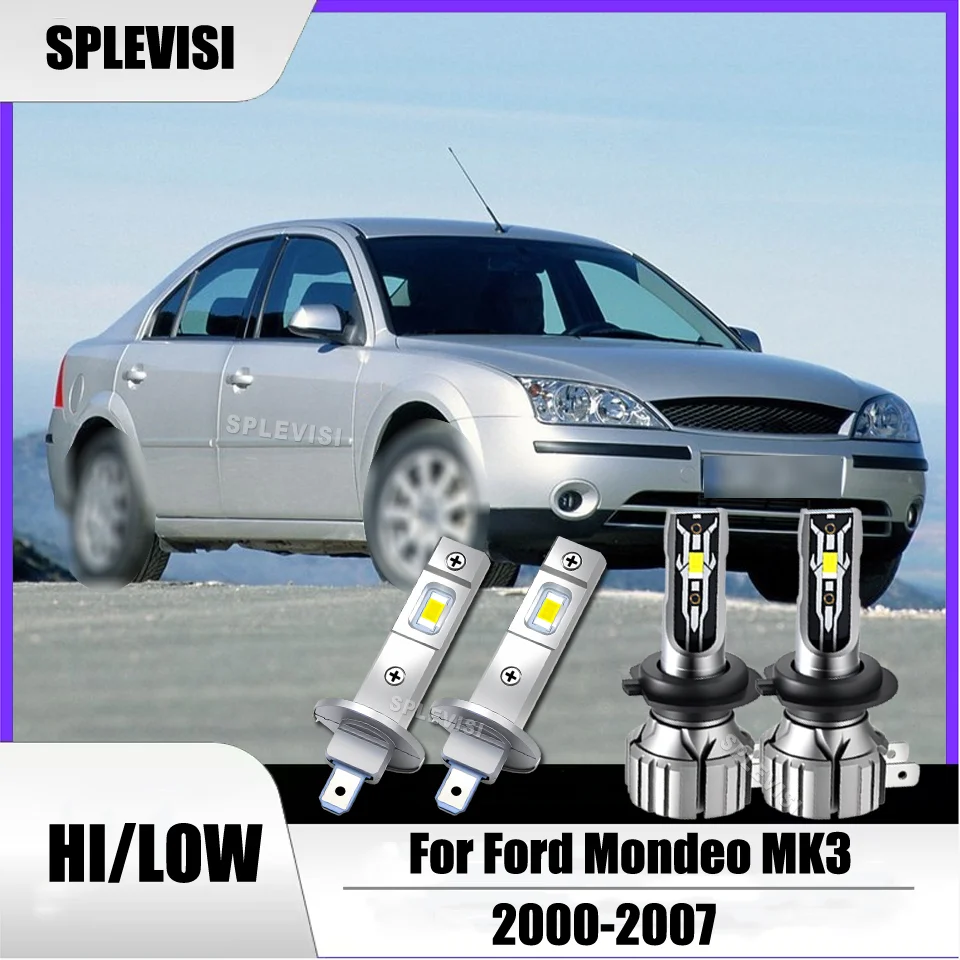 

Two-Year Warranty H1 H7 IP68 White LED Headlights High Low Beam For Ford Mondeo MK3 2000 2001 2002 2003 2004 2005 2006 2007