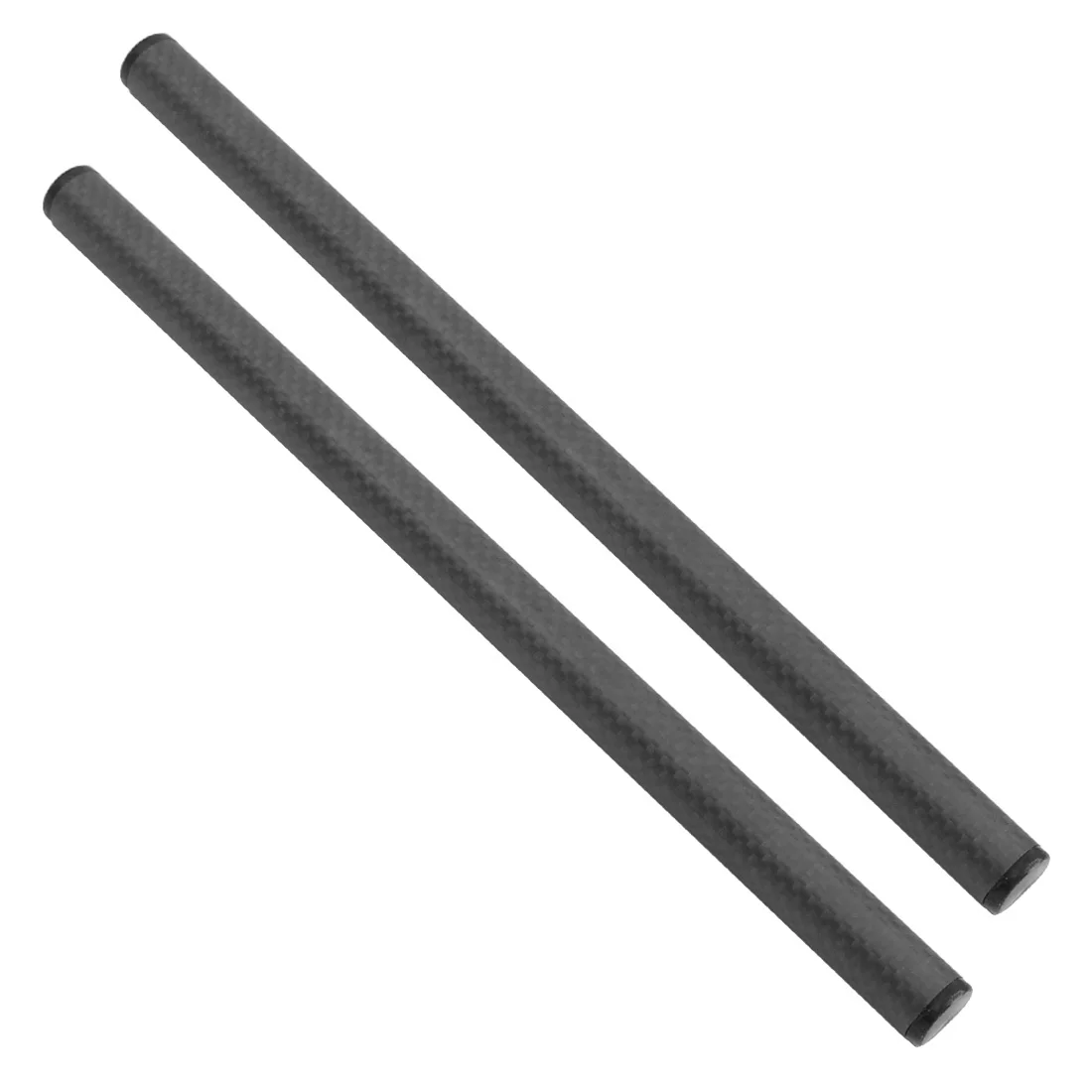 2Pcs 15mm Carbon Faser Rohr Stange 10cm 15cm 25cm 30cm 40cm für Dia 15mm Rod Rail System Follow Focus Kamera Käfig Kit Zubehör – Detail 17