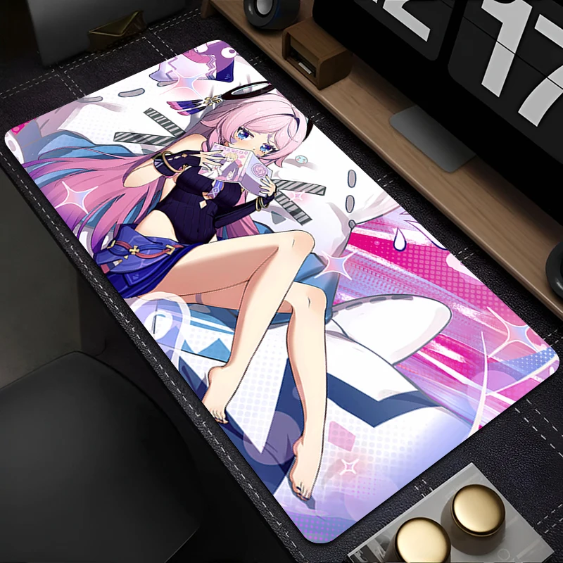 Tapis de souris pour ordinateur portable, armoire de bureau, clavier HD, grand tapis de bureau, g-genshin Impact Citlali, tapis étendu en caoutchouc antidérapant