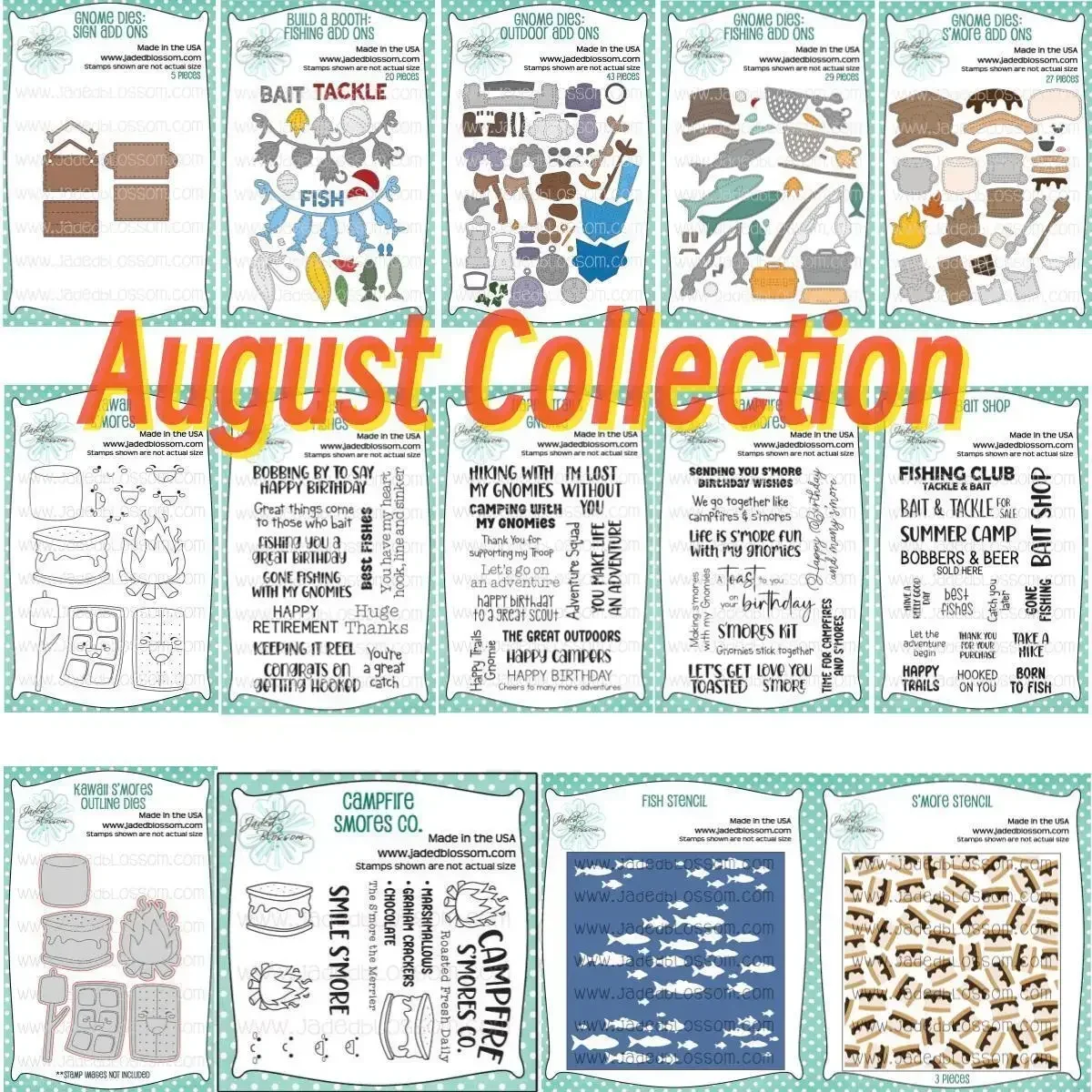 

Fishing Gnome Dies Collection Metal Cutting Dies Clear Stamps Stencil For Making Card Scrapbook Embossed Album Diy Craft