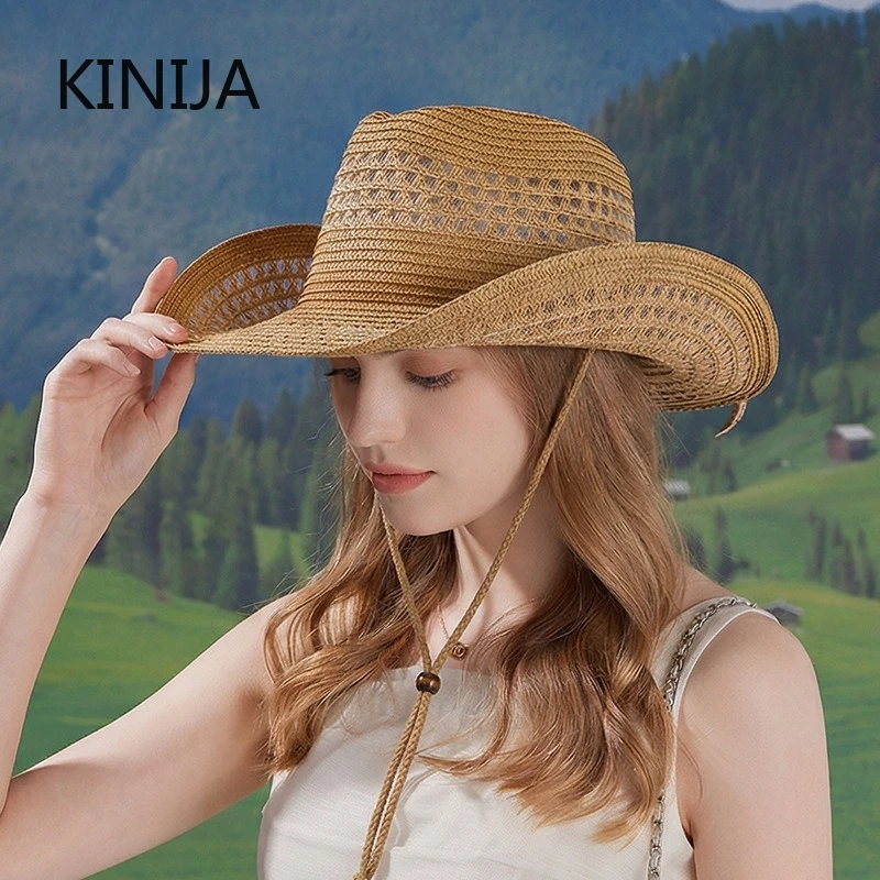 Cappello di paglia in denim in - Cowboy Hat Straw recensione e prezzo