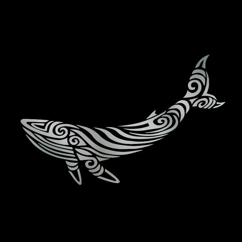 Car Sticker Whale Pattern Exterior Parts Sunscreen and Waterproof Cover Scratches Motorcycle Stickers PVC Caravan Accessories