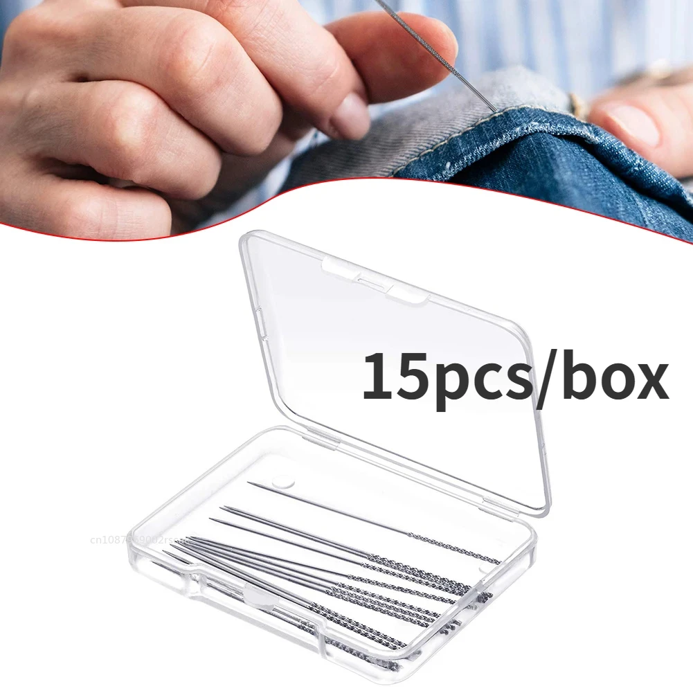15pcs/box Quality Craftsmanship Snag Repair Needle Set Drapes Snag Repair Needle Set Garments Practical Tools Sewing Supplies