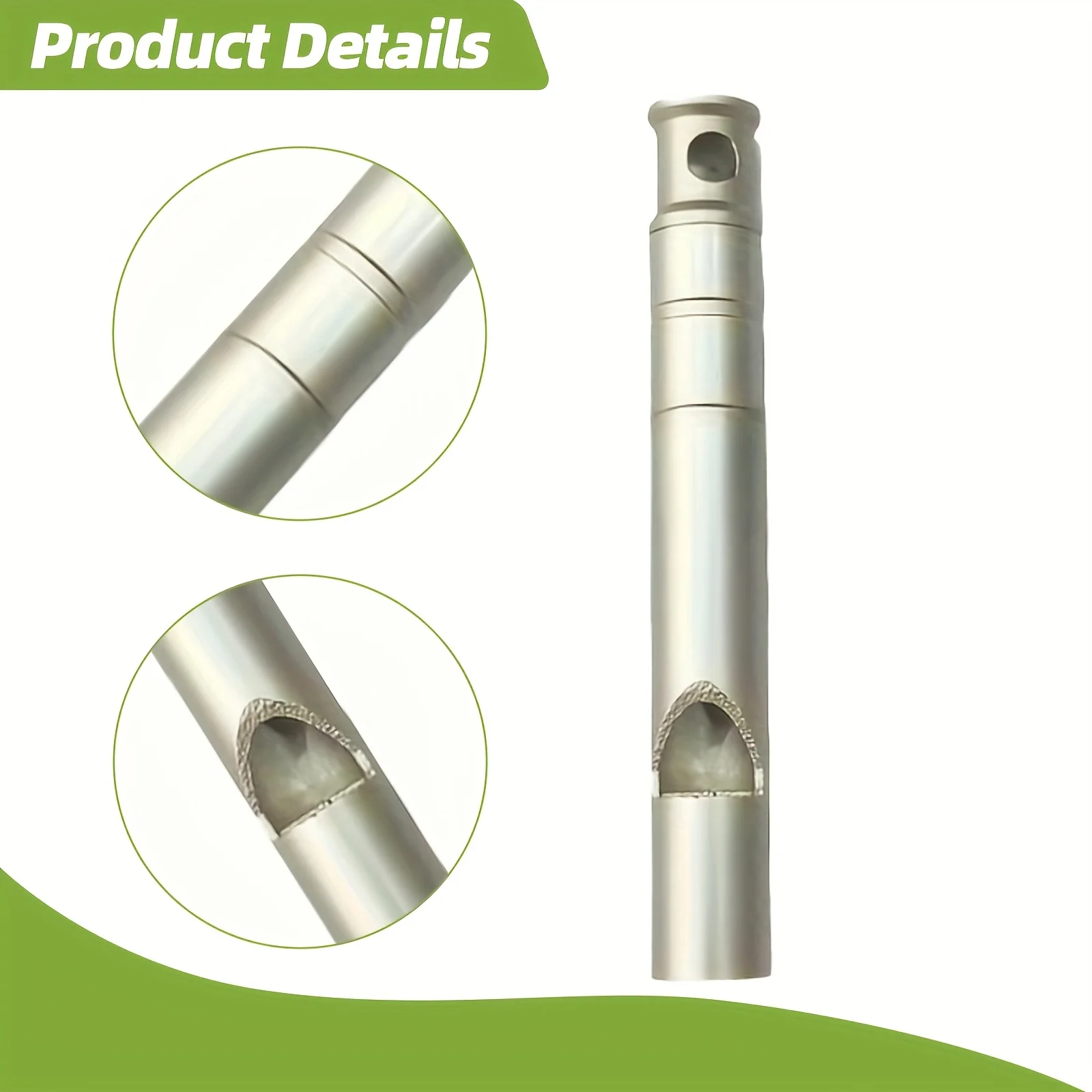 

Ultralight Titanium Emergency Whistle with Cord Outdoor Survival Camping Hiking Exploring Camping Whistle