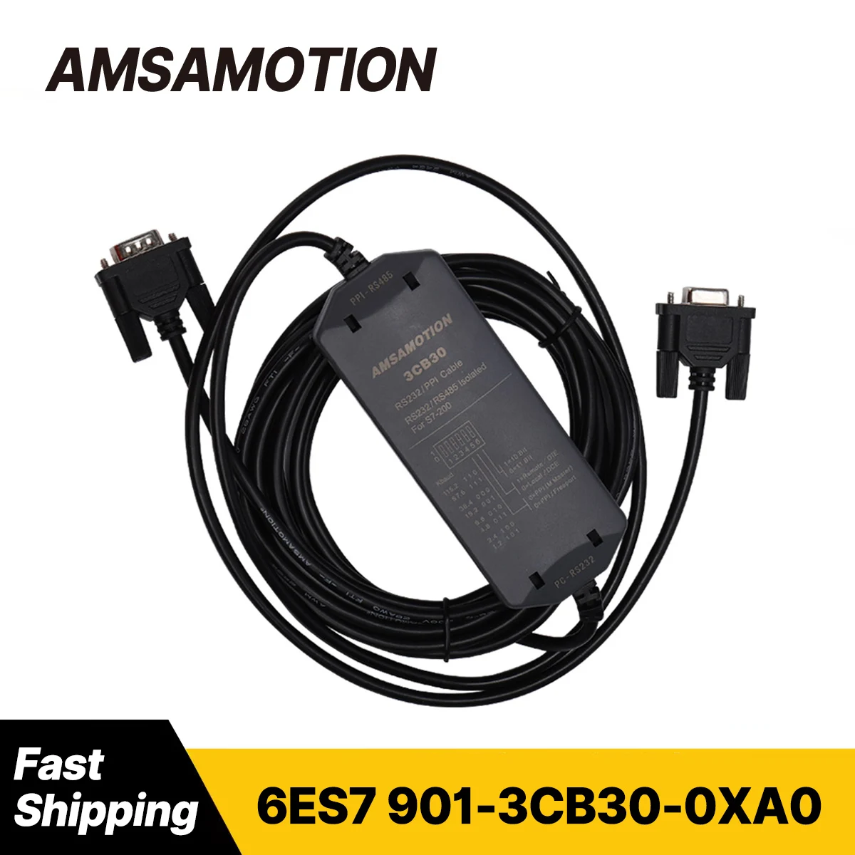 PC-PPI Programming Cable 6ES7 901-3CB30-0XA0 Suitable for Siemens S7-200 PLC Data Download Cable RS232