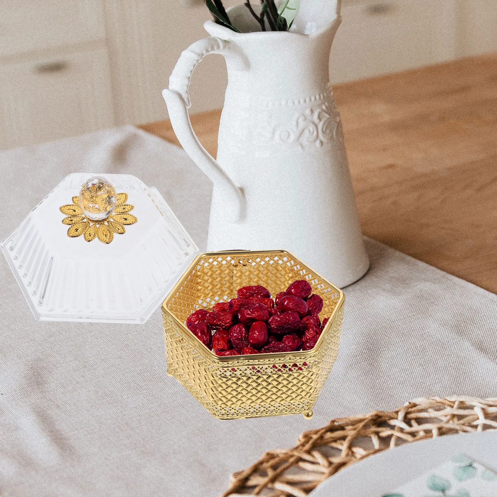 

Snack Storage Box Jar Vintage Kitchen Decor Sugar Container Snacks Holder Spice Jars Coffee Storage Tea Canister Small