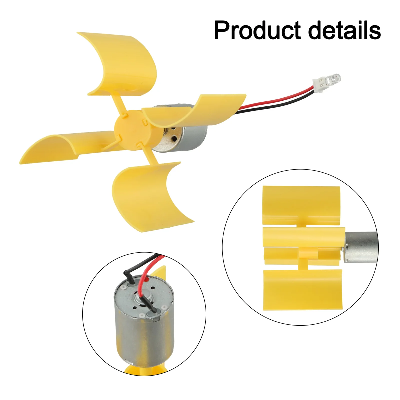 

Childrens Experiment DIY Power Generation 360 Degrees Rotation LED Power Generation Alternative Energy Generator
