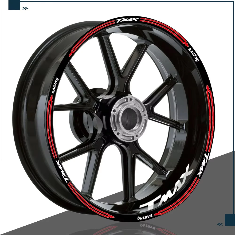 

Для TMAX 500 tmax 530 Tmax 560SX светоотражающие аксессуары для мотоциклов, модификация колесных шин, наклейка на ступицу, наклейки на обод, полосатая лента