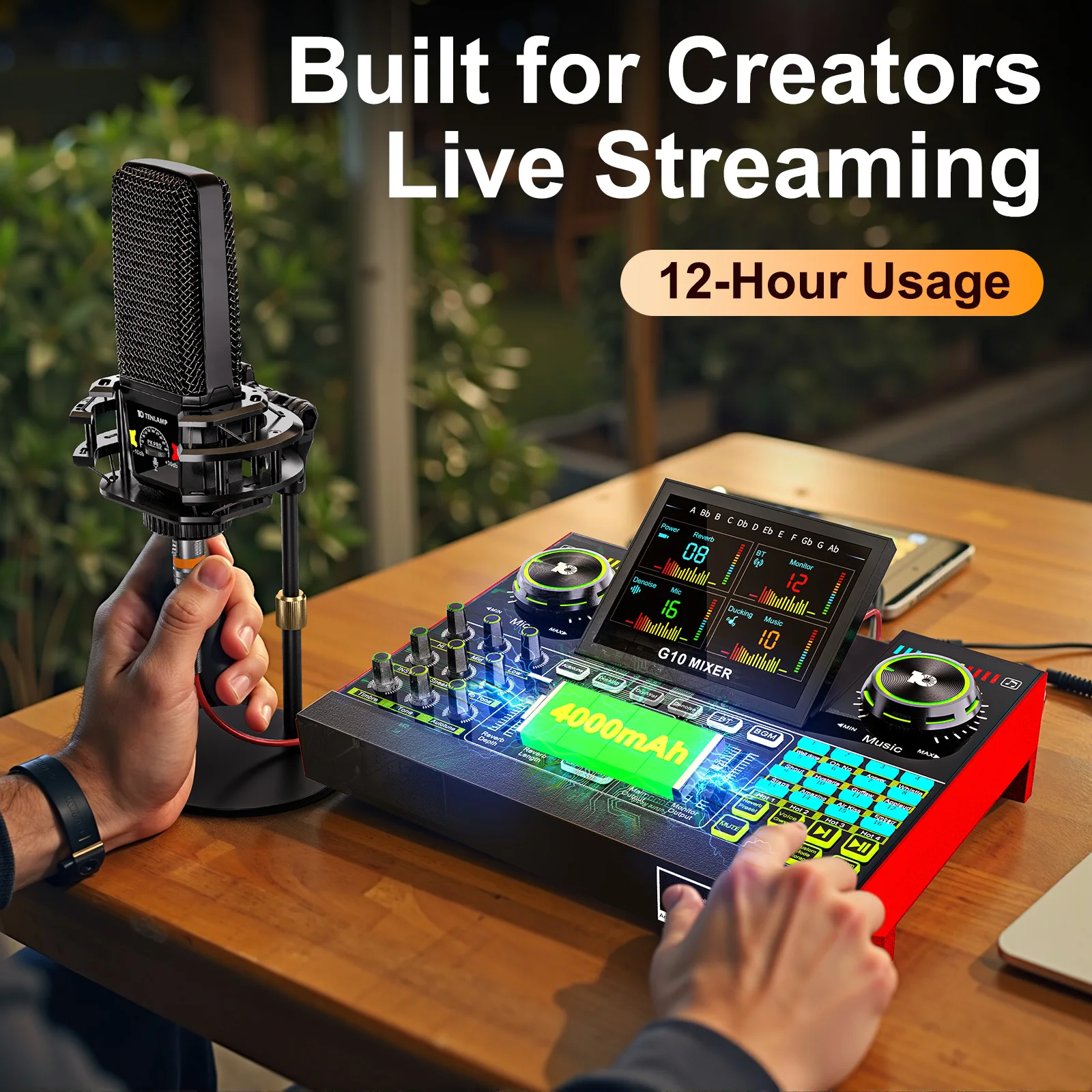 TENLAMP G10-PKPRO Podcast Equi - Pc Gaming Youtubers review and price
