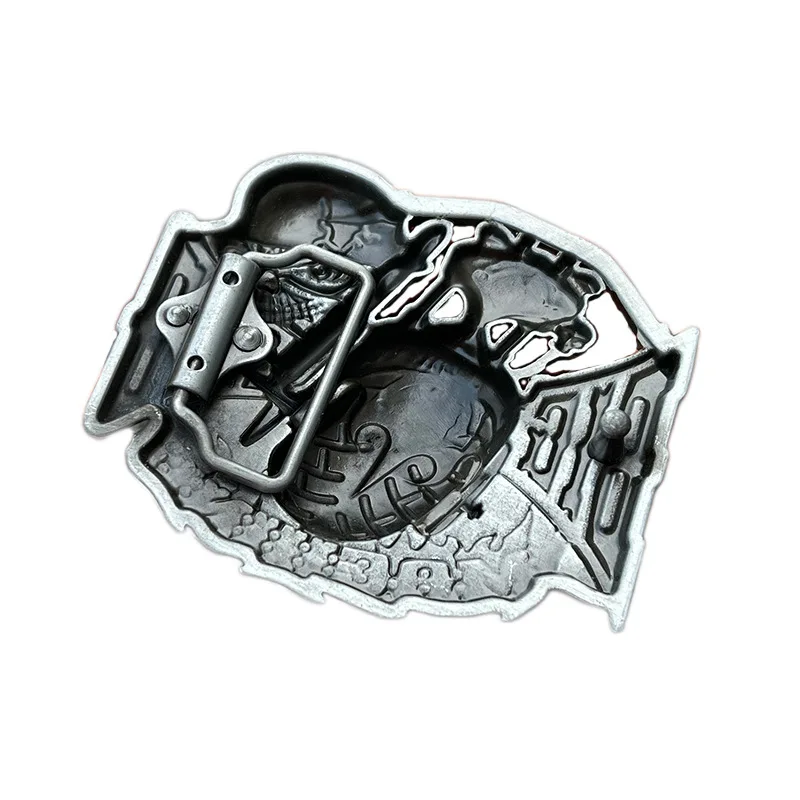 Motorcycle Skull motorcycle belt buckle Western style