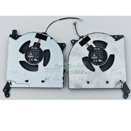 Imagen 2 del producto Ventilador de refrigeración para portátil Lenovo Legion 5-15ACH6 5-15ITH6 82JW 82JK Notebook PC CPU GPU 5H40S20344 5H40S20337 FNK8 FNK7 5H40S20335