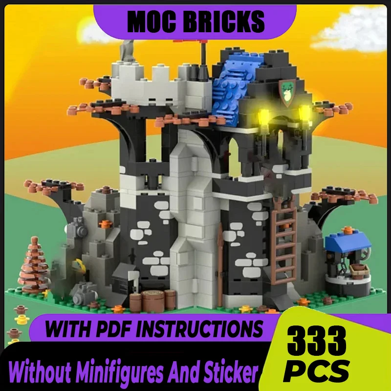 Medieval Castle Model Moc Building Bricks Forestmen's Rest Place Technology Modular Blocks Gift Christmas Toys DIY Sets Assembly