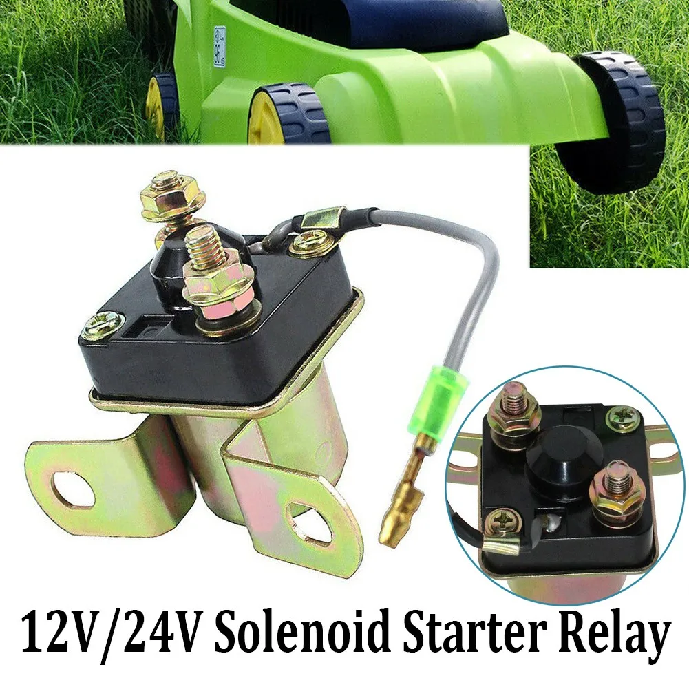 For POLARIS 400 400L 6x6 1995 1996 1997 Starter Relay Solenoid Starter Relay 12V 24V Solonoid 3.0 X 2.6 X 2.6 Inch