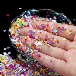 20g 3D Hollow Out Snowflake Sequins Glitter Heart Epoxy Resin Fillers for DIY Mold Crafts Wedding Decorations Nail Art Fillings