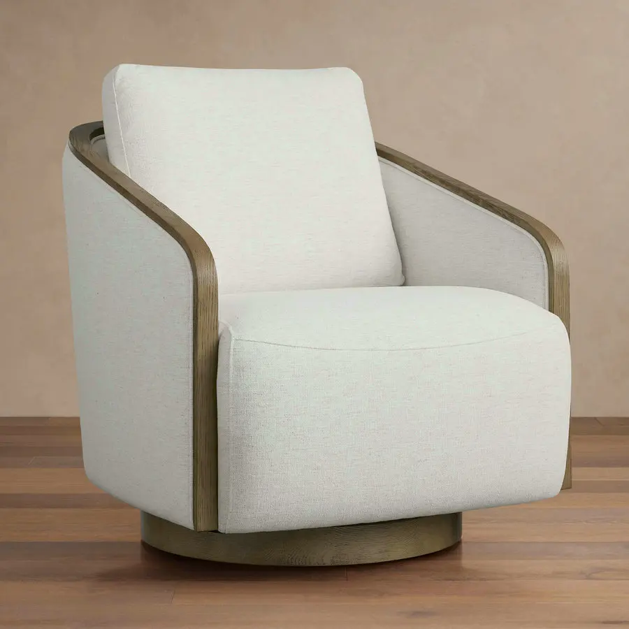 #Modern Small Elegant Swivel Occasional Arm Chair Living Room 360 Degree Rotating Single Seater Sofa Accen Chairs for Farmhouse
