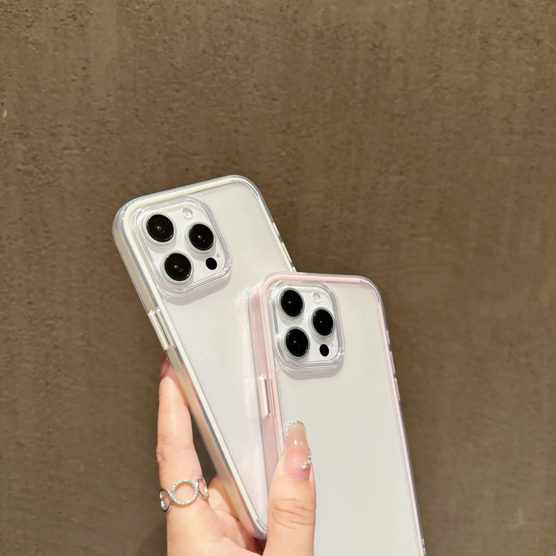 Hülle für iPhone 17 Pro Transparentes Acryl Anti-Drop Drei-in-Eins, für 15 Schutzhülle – Detail 3