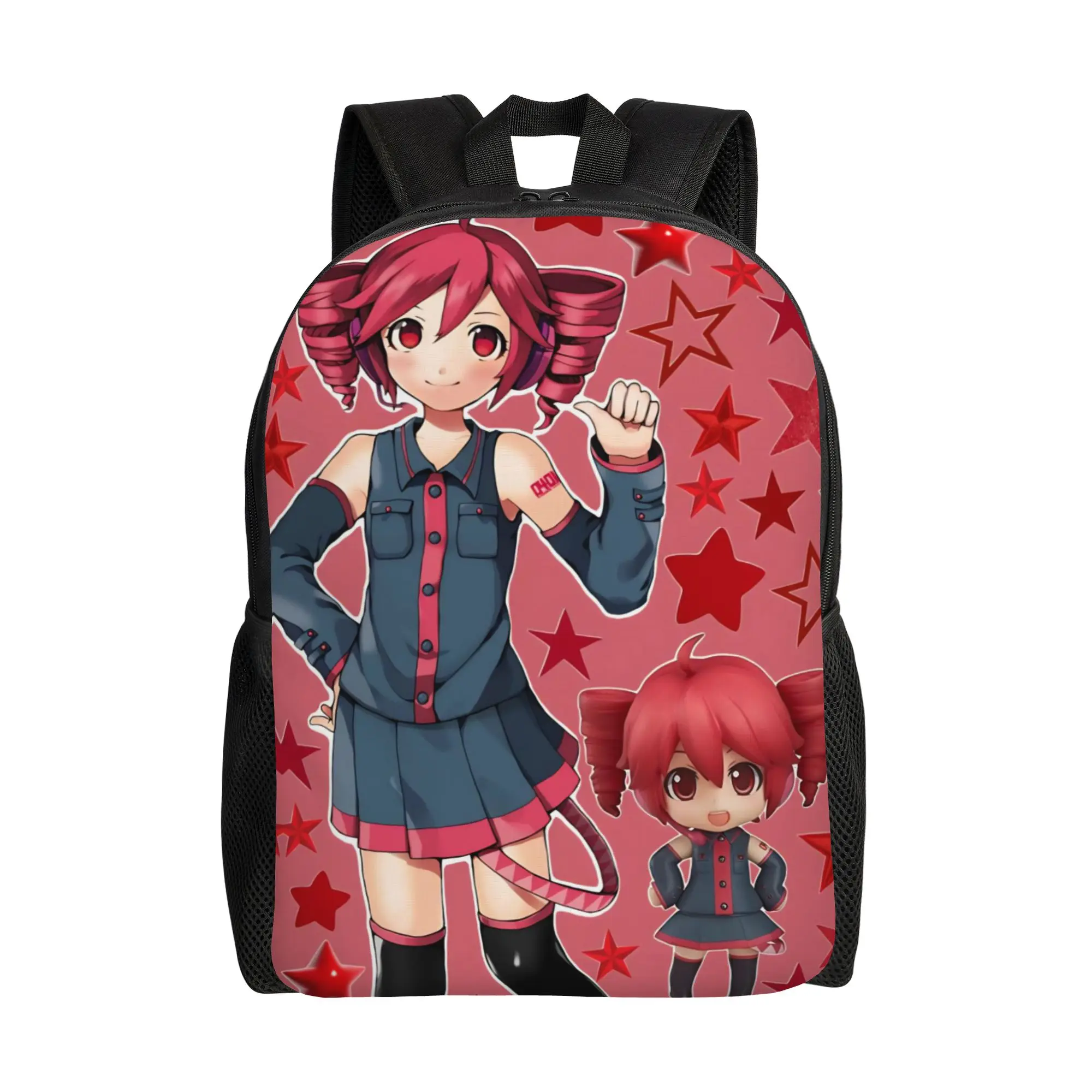 Рюкзак Pearto Poteto Anime Kasane Teto Virtual Singer, спортивный рюкзак для подростков, красочный, прочный, школьный ранец, кавайный рюкзак