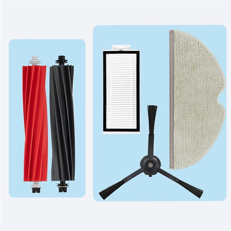 مجموعة ملحقات A74G لقطع غيار المكانس الكهربائية Roborock Q5 Pro / Q5 Pro+ / Q8 Max / Q8 Max+
