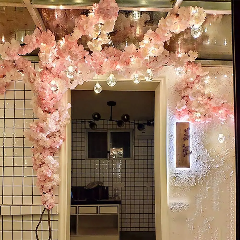 

Искусственные деревья вишни Искусственное растение Великолепные и реалистичные искусственные цветы персика Дерево, Крытый и открытый домашний офис Вечеринка