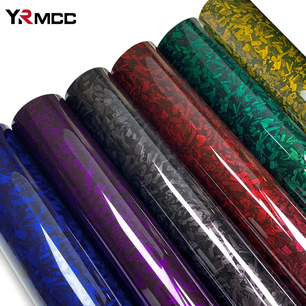 

Кованая карбоновая пленка, водостойкая автомобильная клейкая виниловая тюнинговая пленка для кузова автомобиля, самоклеящиеся аксессуары для мотоциклов из ПЭТ