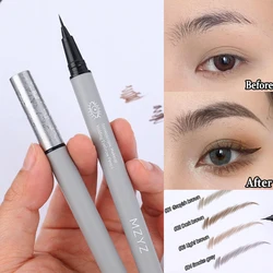 Ultra Fine Water Liquid Eyebrow Pencil Waterproof Long Lasting Eyeliner Lying Silkworm Pen Eyebrow Tattoo Pen Eye Makeup Tools