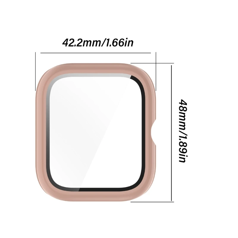 حافظة واقي شاشة للساعة مع غطاء واقي لفيلم الشاشة لساعة IQOO #6