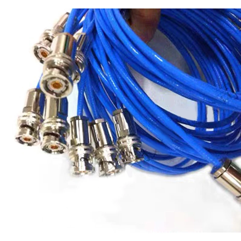 TRB Tri-Coaxial BNC Cable Connection Line 1553B Bus TRX316 1.5 Meters Double Male Head Three Bayonet