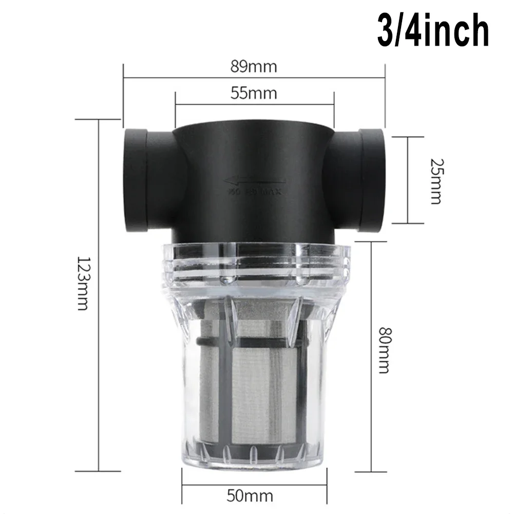 1/2'' 3/4'' 1'' Garden Watering Filter Agricultural Irrigation Filter 40 80Mesh Inline Mesh Strainer Water Pump Filter Screen