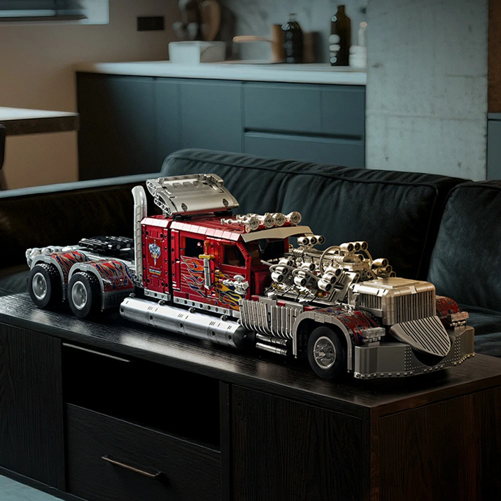 Technologia Mechaniczna Superwóz Klocki Model Edukacyjny Puzzle Zabawka do Składania Pojazd Prezent do Kolekcji i Ekspozycji