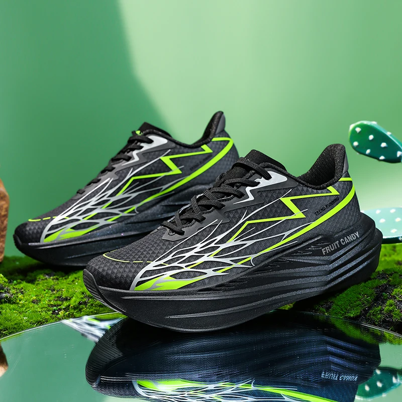 

New Running Shoes for Jogging and Marathon Sports, Mesh Fabric with True Carbon Plate, Men's and Women's Hiking Shoes 2025 Men's