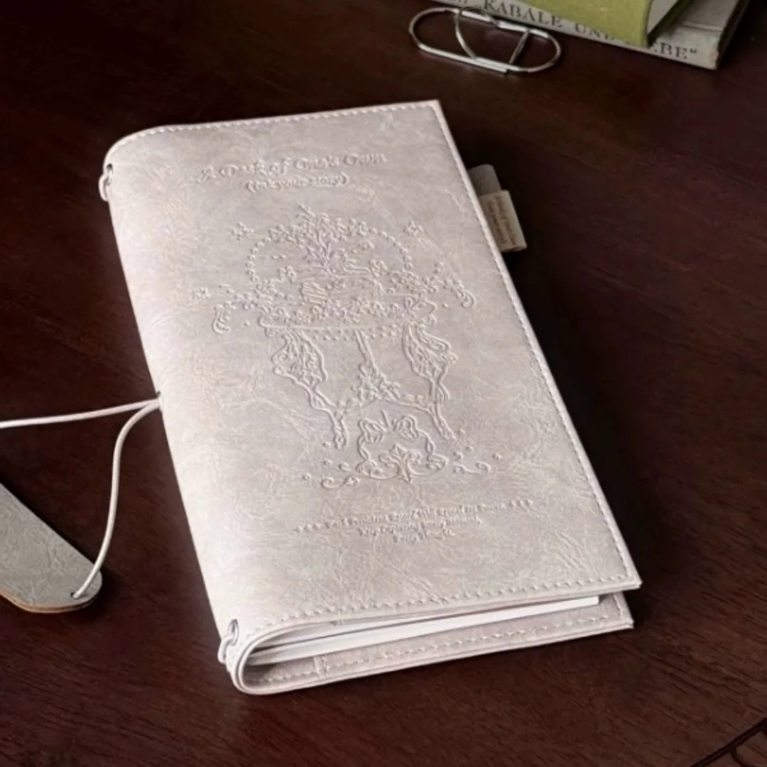 Carnet de notes en cuir style rétro pour le jardin, carnet de voyage, agenda, carnet de croquis, papeterie coréenne, fournitures scolaires et de bureau