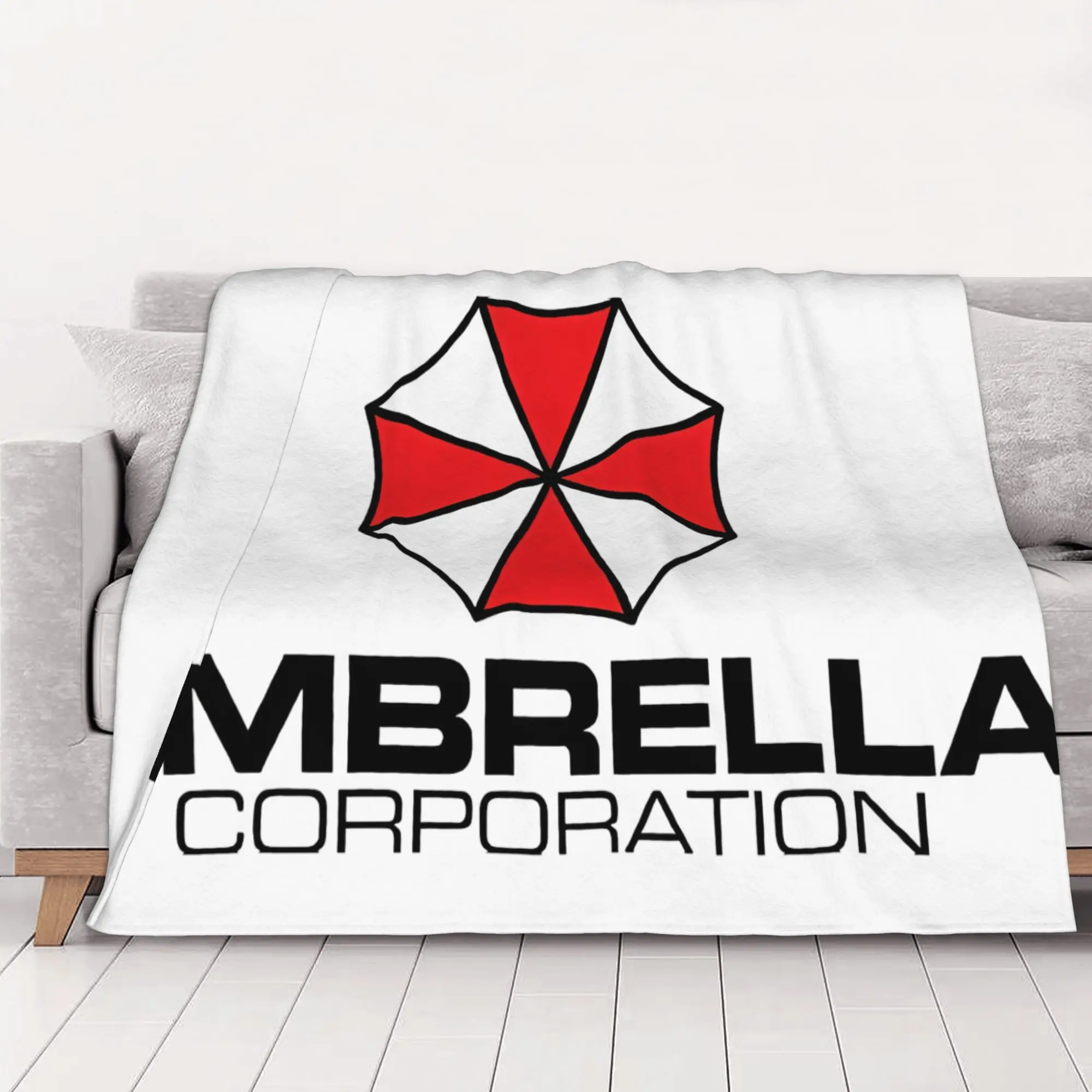1PC home Cute Room Decor Classic Blanket Throw Blanket Resident Evil Novelty Warm Blanket All Season