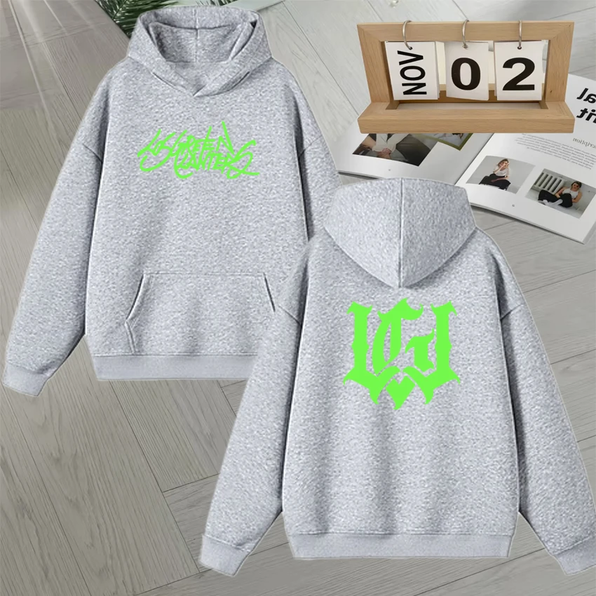Rapper Jc Reyes Double Sided Print Autumn Winter Hoodie Men Women Fleece Sweatshirts Long sleeve vintage Loose Unisex Pullover