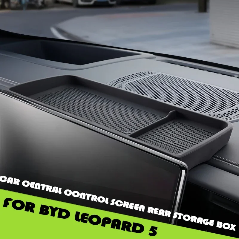 

Car Central Control Screen Rear Storage Box Fit for BYD Leopard 5 Modified Auto Instrument Panel Storage Box Car Upgrade Parts