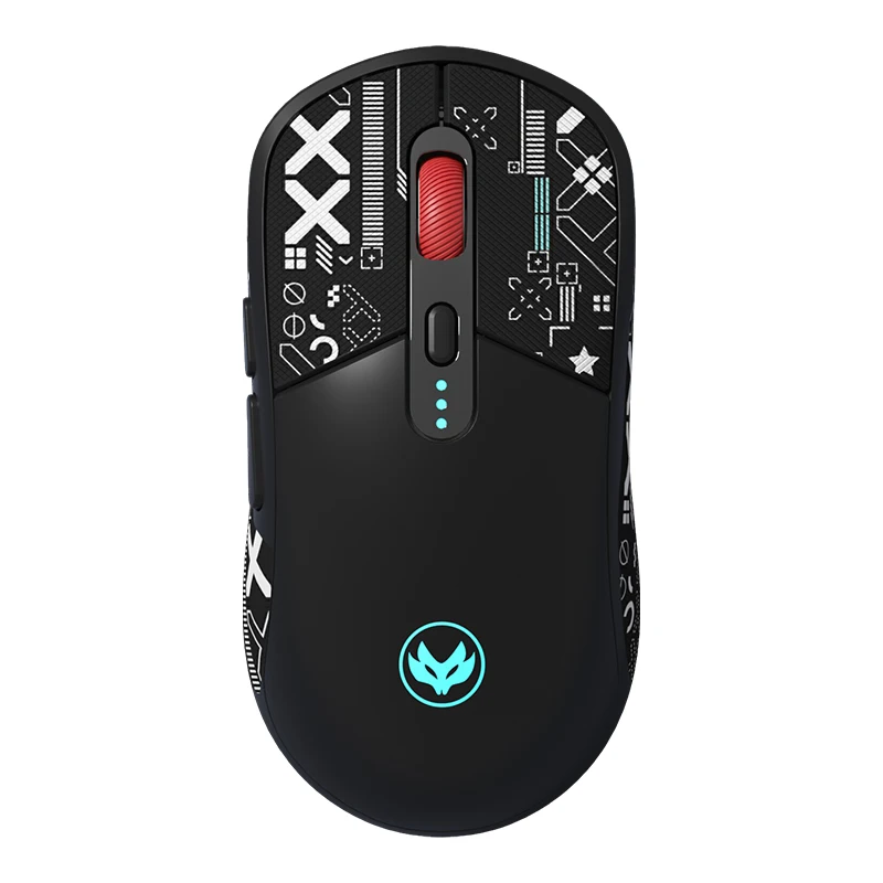 

F30 Wireless Gaming Mouse Ergonomic Low Noise Button Support Macro Programming Esports With Anti Slip Stickers