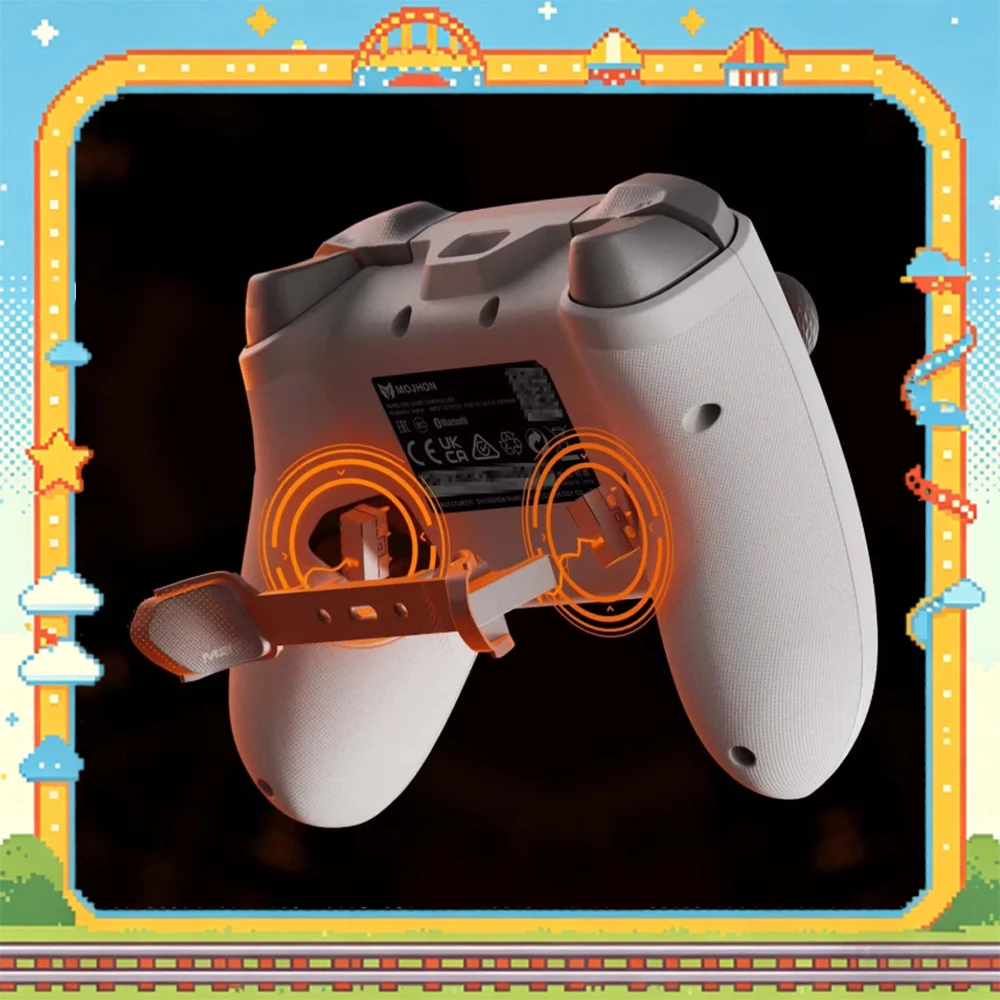 MOJHON AETHER Gamepads Wireless Three Mods Dual-mode Hall Trigger Game Handles Wear-resistant POM Rod Body Wear-resistant Gifts