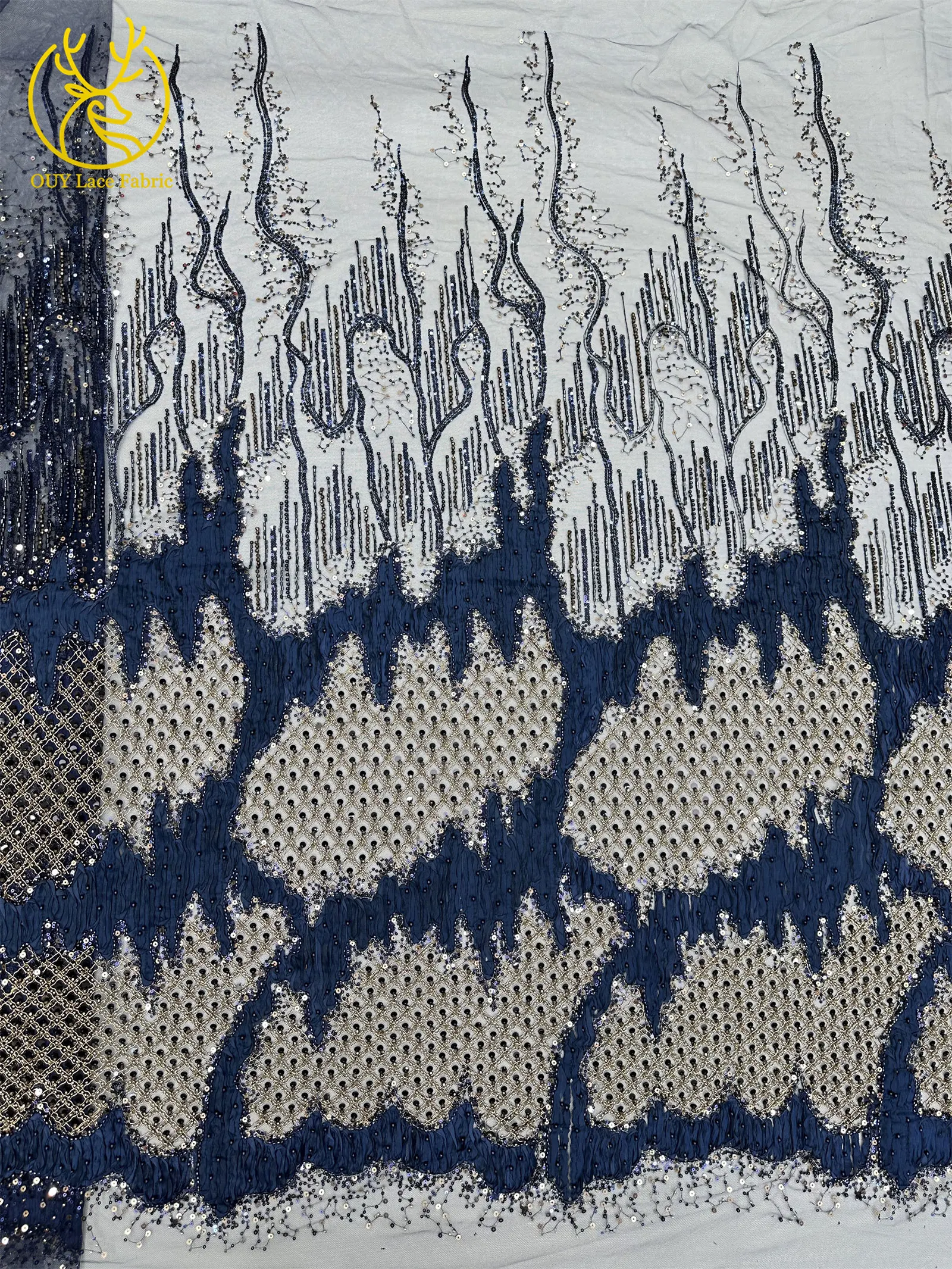 2026 Neues Design Französischer Perlen-Tüll-Spitzenstoff Weinrot Nigerianischer Afrikanischer Pailletten-Netzstoff für Abendkleider 5 Yards – Detail 21
