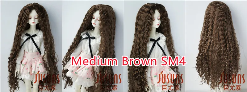JD220 1/6 1/4 1/3 1/12 Blythes Extremely Long Curly Fashion Synthetic Mohair BJD Wig YOSD MSD SD Doll Accessories