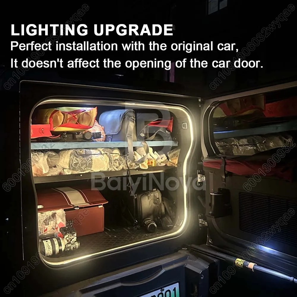 For Jetour T2 Traveller Shanhai L6 Car trunk light, Car interior atmosphere light, Plug and play rear tailgate decorative lights